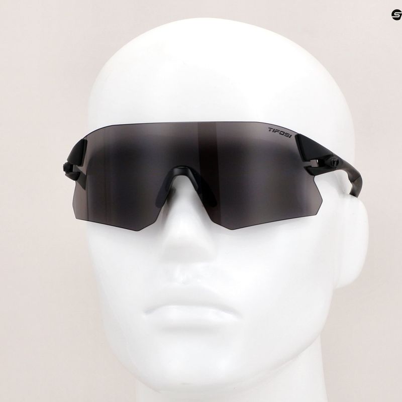 Tifosi Rail blackout/rauch/ac rot/klar Fahrradbrille 10