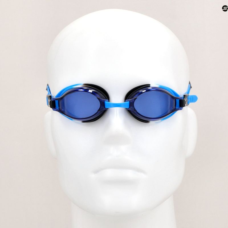 Nike Kinder Schwimmbrille Chrom Foto blau 8