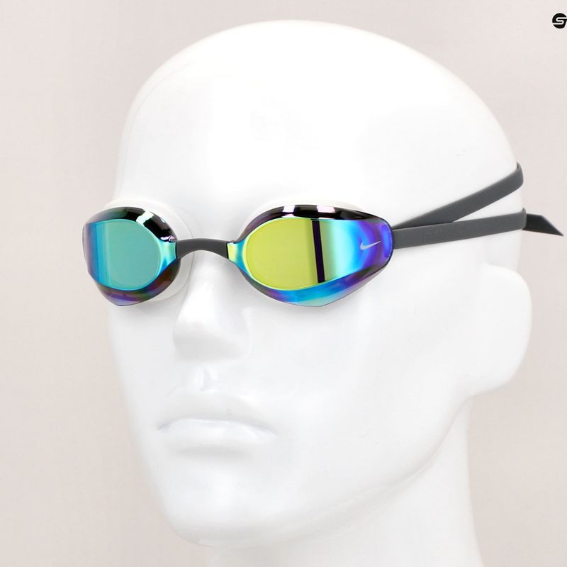 Nike Vapor Mirror Eisen grau Schwimmbrille 8