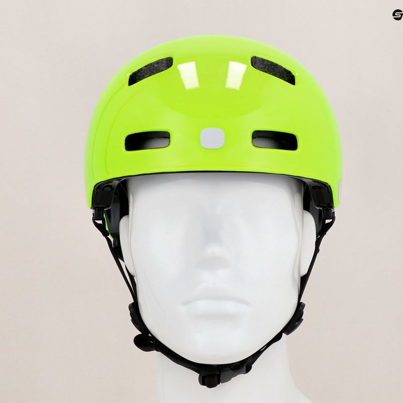 Kinderfahrradhelm POC Pocito Crane MIPS fluoreszierend gelb/grün 9