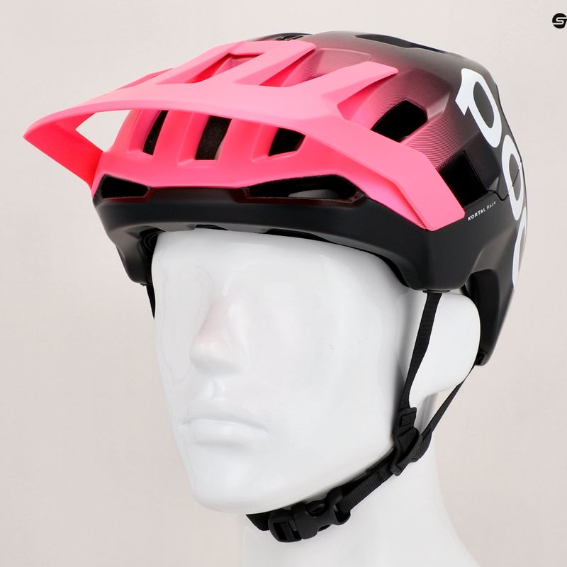 POC Kortal Race MIPS fluoreszierend rosa/uranschwarz matt Fahrradhelm 12