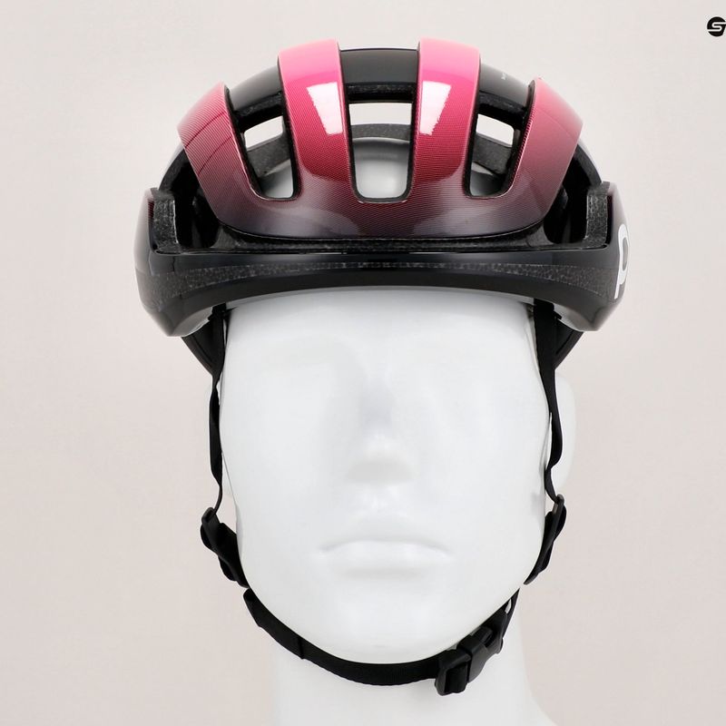 Fahrradhelm POC Omne Lite fluorescent pink/uranium black 9