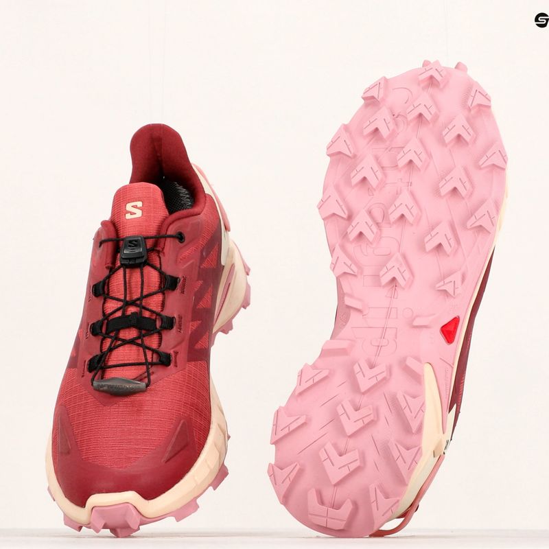 Damen Laufschuhe Salomon Supercross 4 GTX Kuhfell/syrah/blush 14