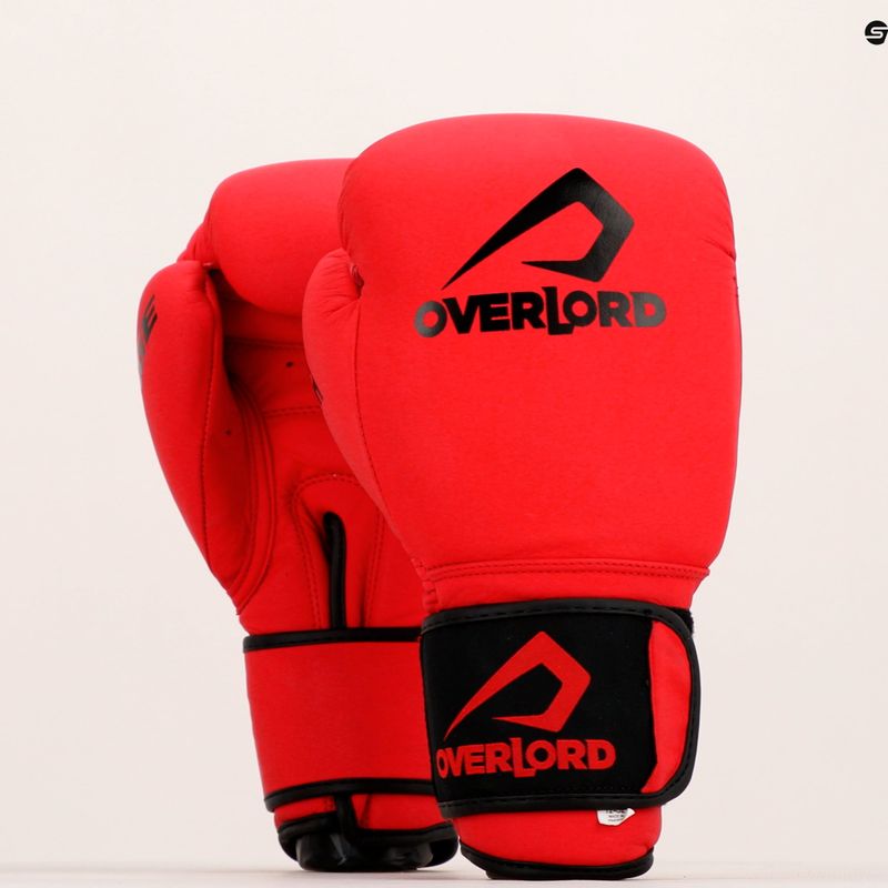 Overlord Rage rote Boxhandschuhe 100004-R/10OZ 8