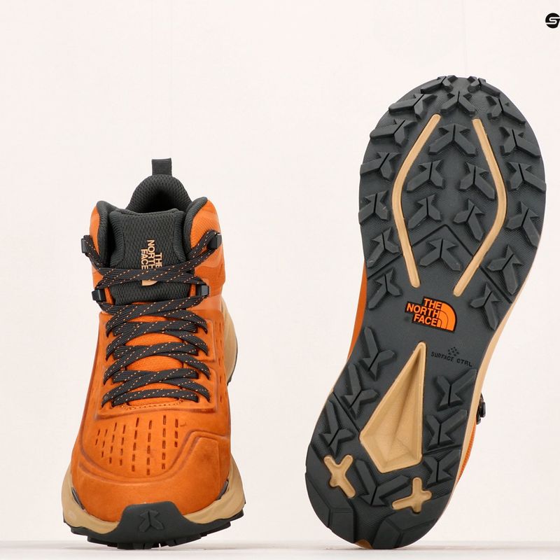 Herren-Trekkingstiefel The North Face Vectiv Exploris 2 Mid Futurelight Lthr zitronengelb/khaki Stein 14