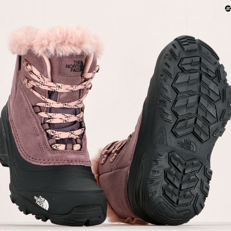 The North Face Shellista V Lace Wp Kinderschneestiefel rehgrau/asphaltgrau 14