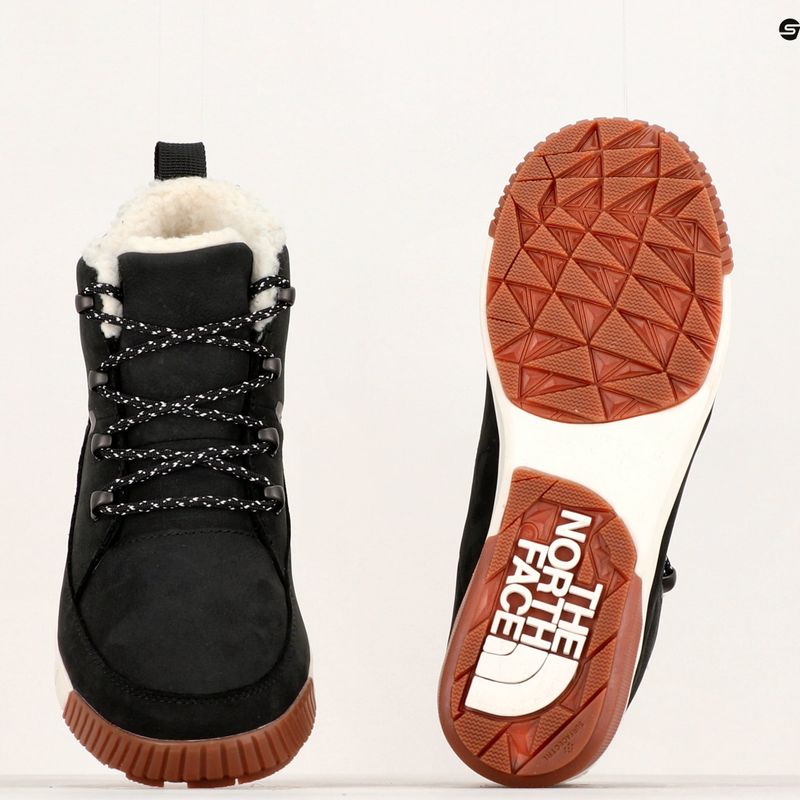 Damen-Trekkingstiefel The North Face Sierra Mid Lace schwarz/gardenia weiß 14