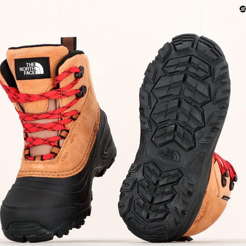 The North Face Chilkat V Lace Mandelbutter/schwarz Kinder-Trekkingstiefel 18