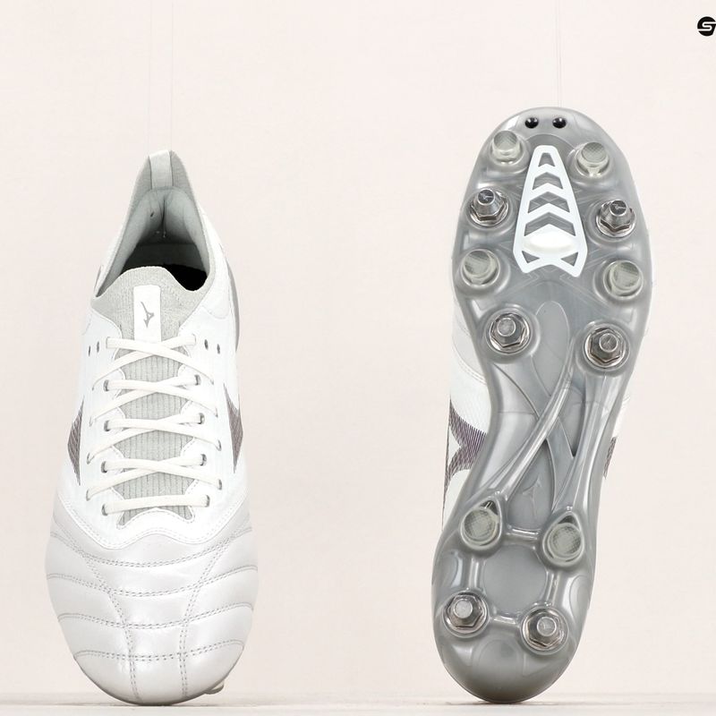 Mizuno Morelia Neo III Elite M weiß/hologramm/kaltgrau 3c Fußballschuhe 12