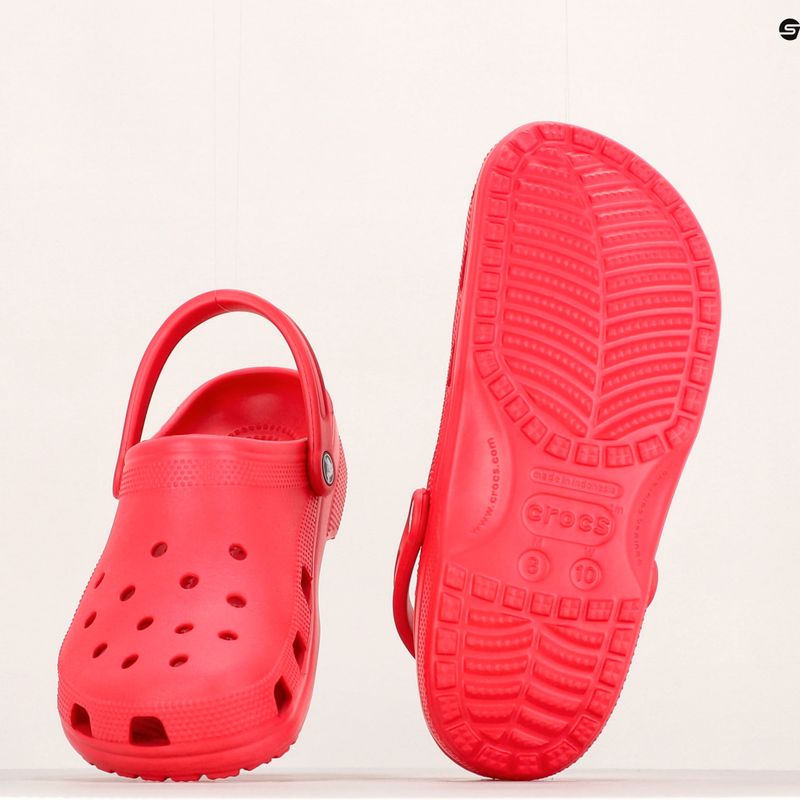 Crocs Classic Herren Pantoletten in Rot 13