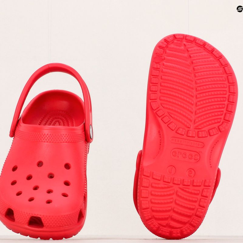 Crocs Classic Clog Kinder Pantoletten bunt rot 13