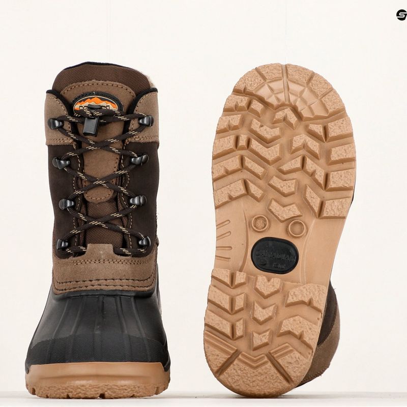 Kinder-Trekkingstiefel Meindl Sölden dunkelbraun 10
