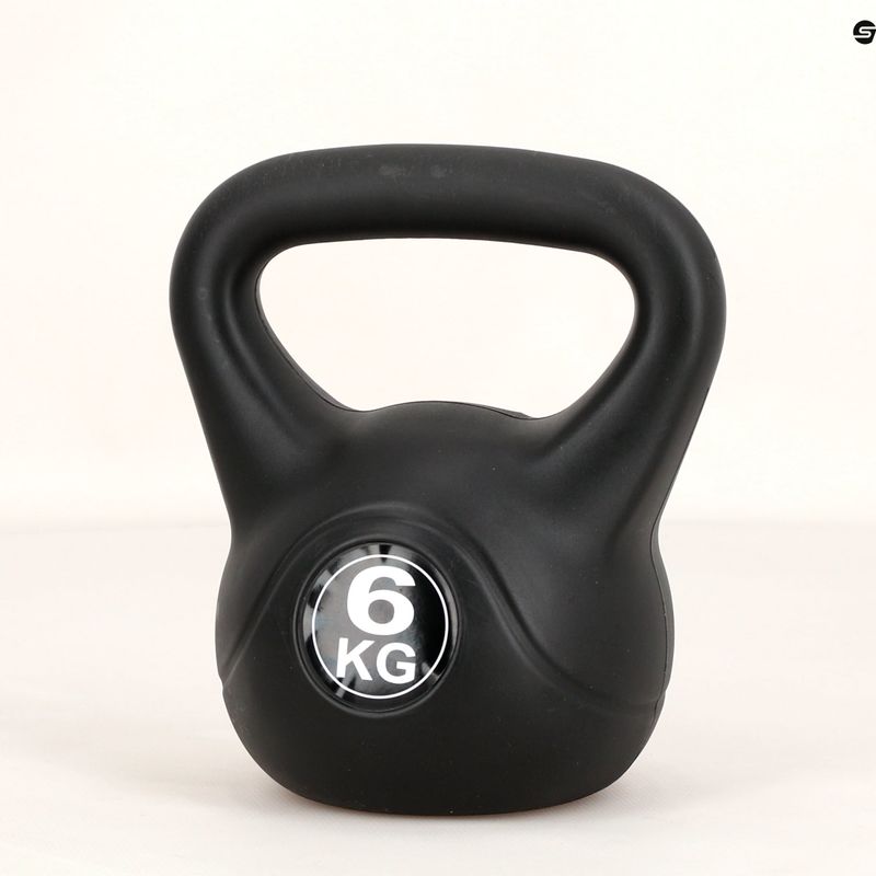 Kettlebell 6kg Pure2Improve schwarz P2I202090 4