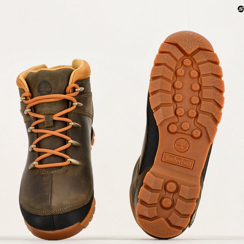 Timberland Herren Euro Sprint Hiker oliv Vollnarben-Trekkingstiefel 15