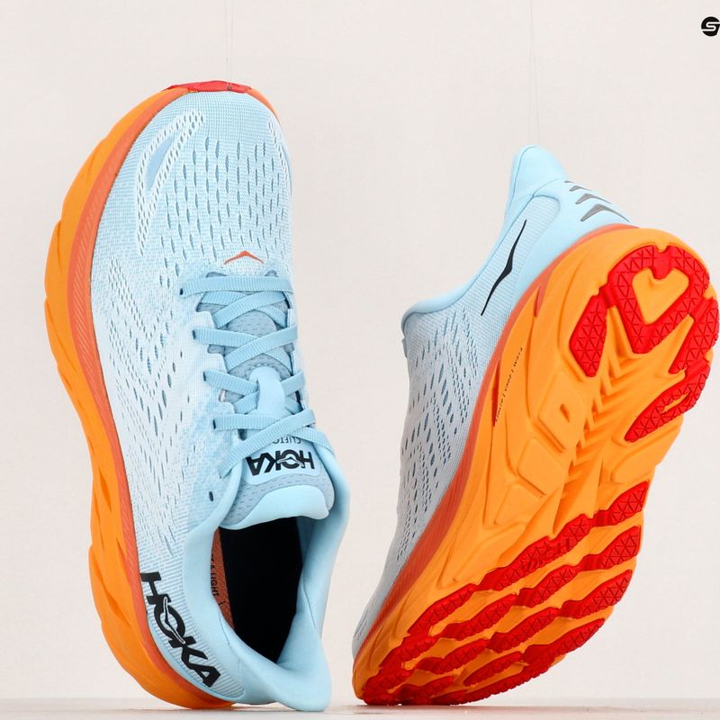 Damen Laufschuhe HOKA Clifton 8 Wide summer song/ice flow 11
