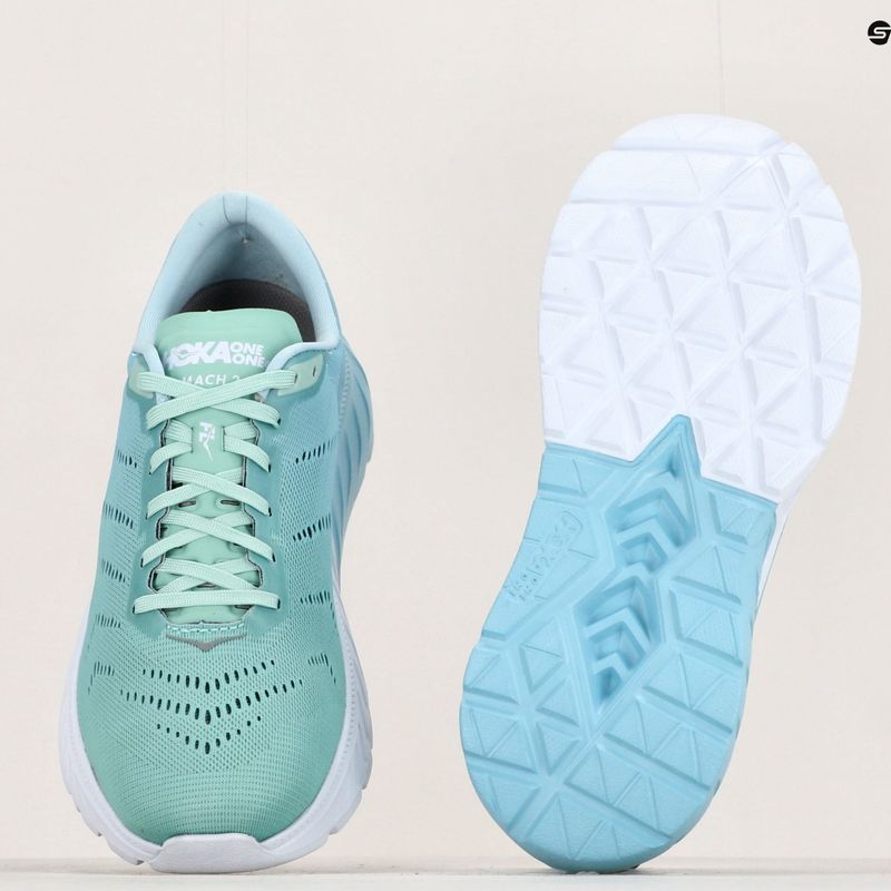 Damen Laufschuhe HOKA Mach 2 aquamarin/lichen 11