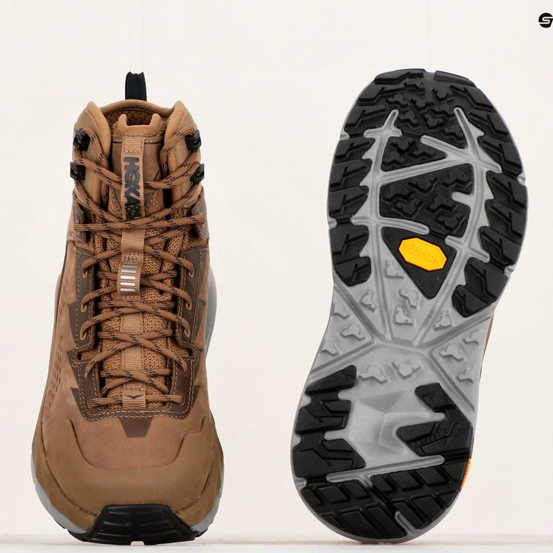 Damen-Trekkingstiefel HOKA Kaha GTX otter/schwarz 11