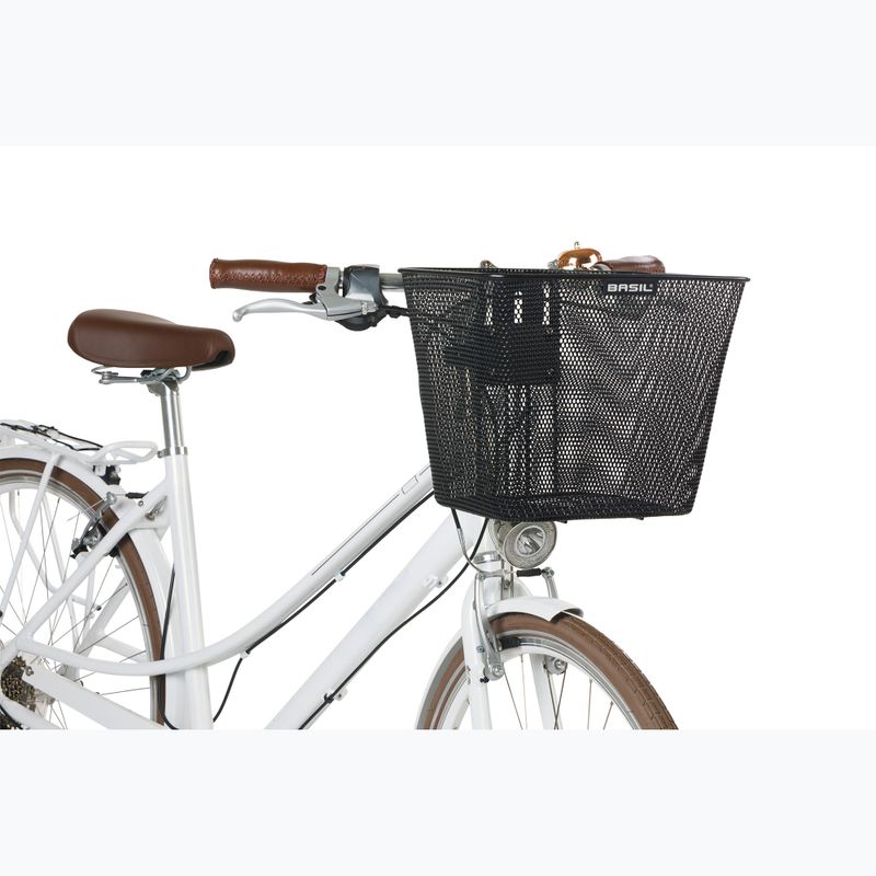 Vorderer Fahrradkorb Basil Bilbao FM + FM Stem Holder black 5
