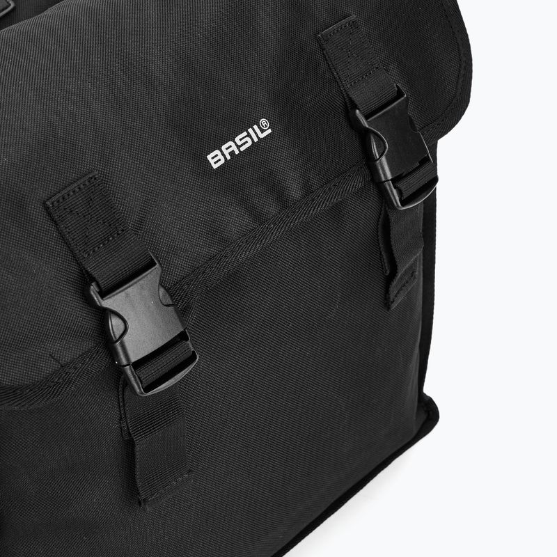 Basil Mara XL doppelte hintere Fahrradtasche schwarz B-17108 5