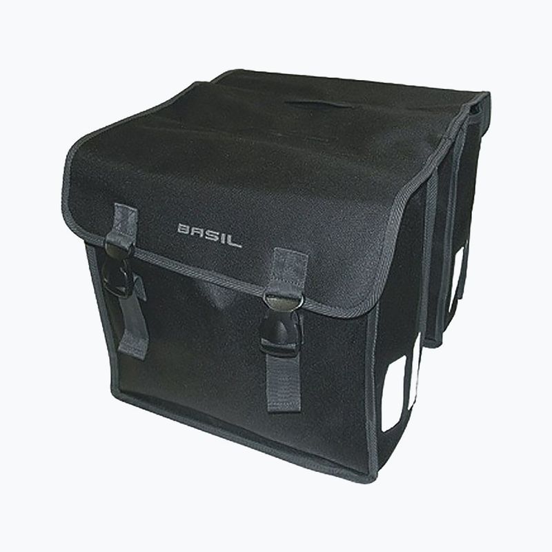 Basil Mara XL doppelte hintere Fahrradtasche schwarz B-17108