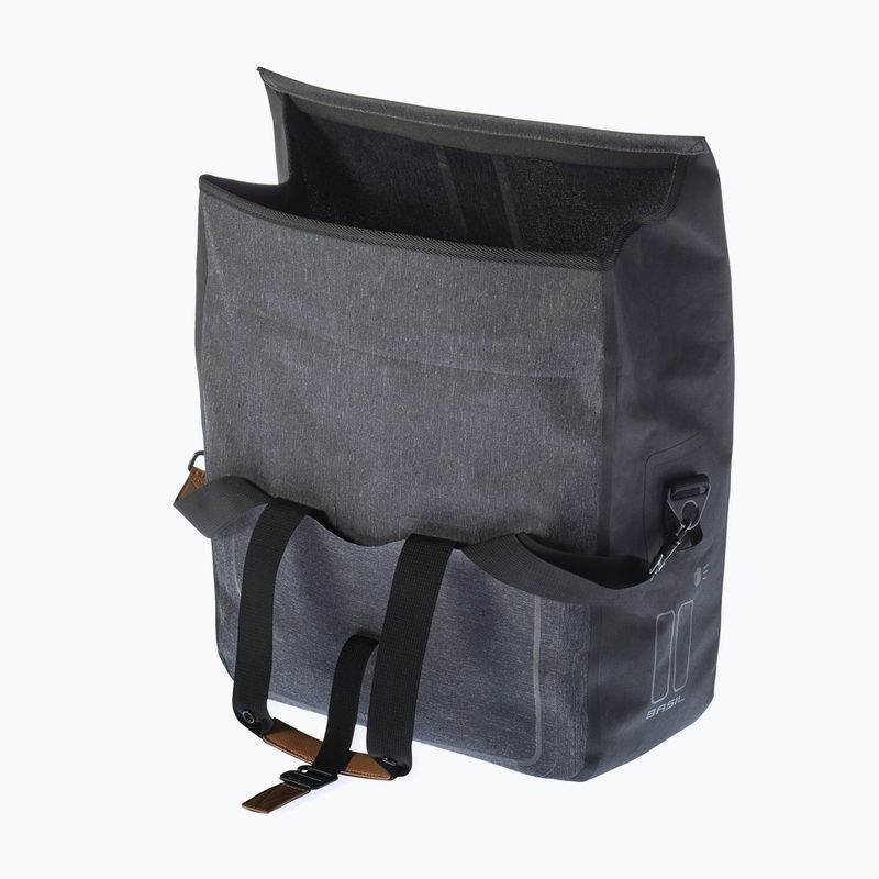 Basil Urban Dry Busy Fahrradträger Tasche 20 l anthrazit melee 3