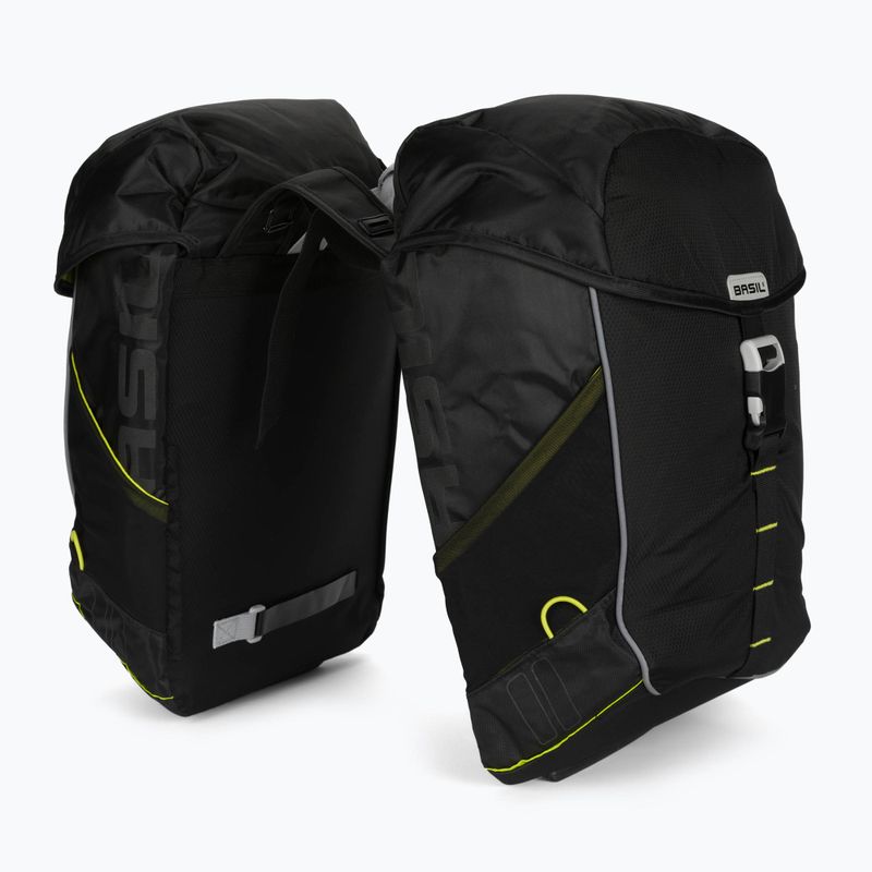Basil Miles Double Bag Fahrradtaschen schwarz B-17751