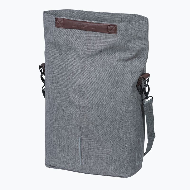 Basil City Shopper 16 l grau melee Fahrradtasche 5