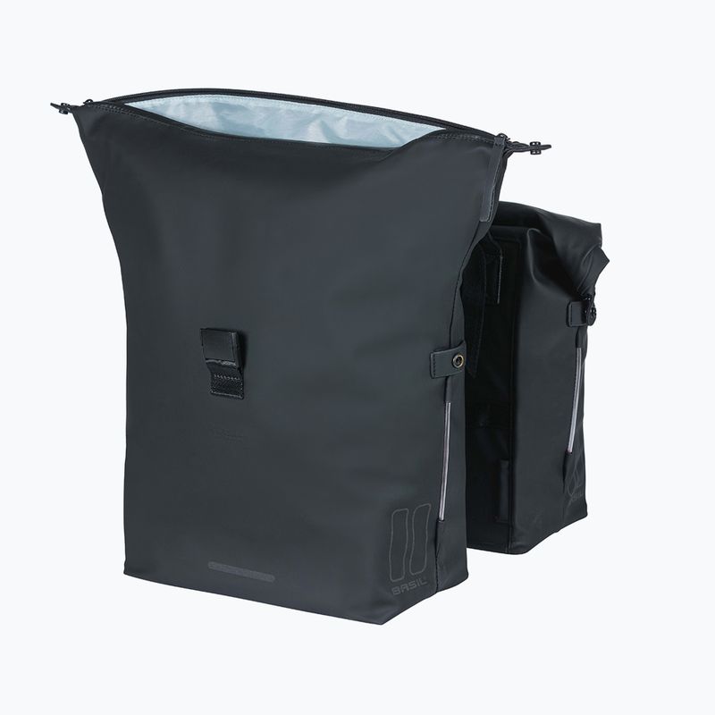 Basil Soho Nordlicht Doppel Fahrradtasche 41 l schwarz 4