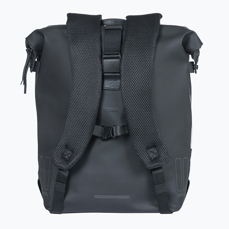 Basil Soho Nordlicht 17 l Fahrradträger Rucksack schwarz 6
