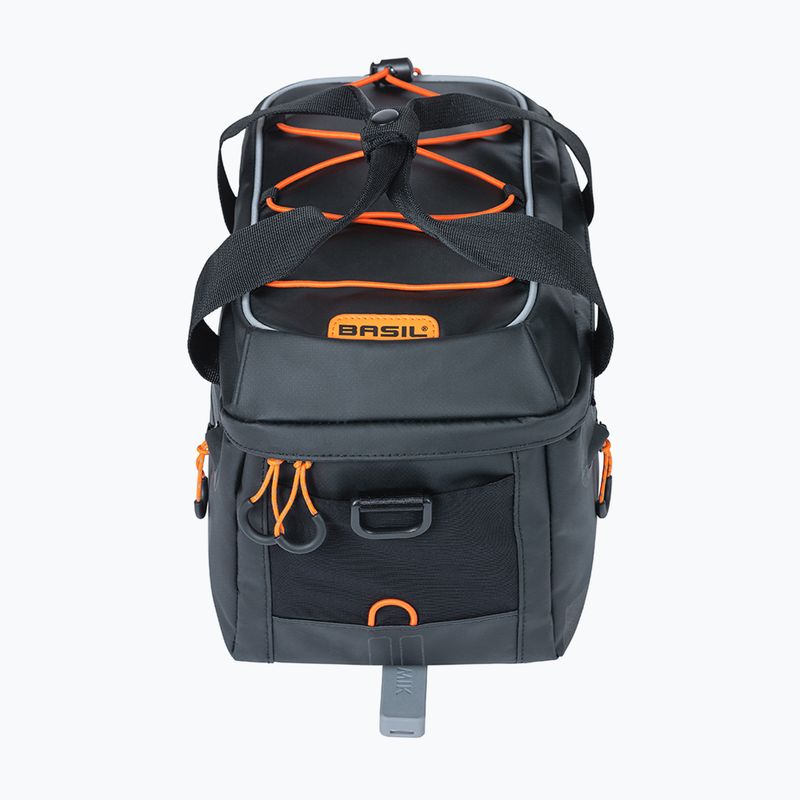 Fahrradträger Tasche Basil Miles Plane MIK 7 l schwarz/orange 3