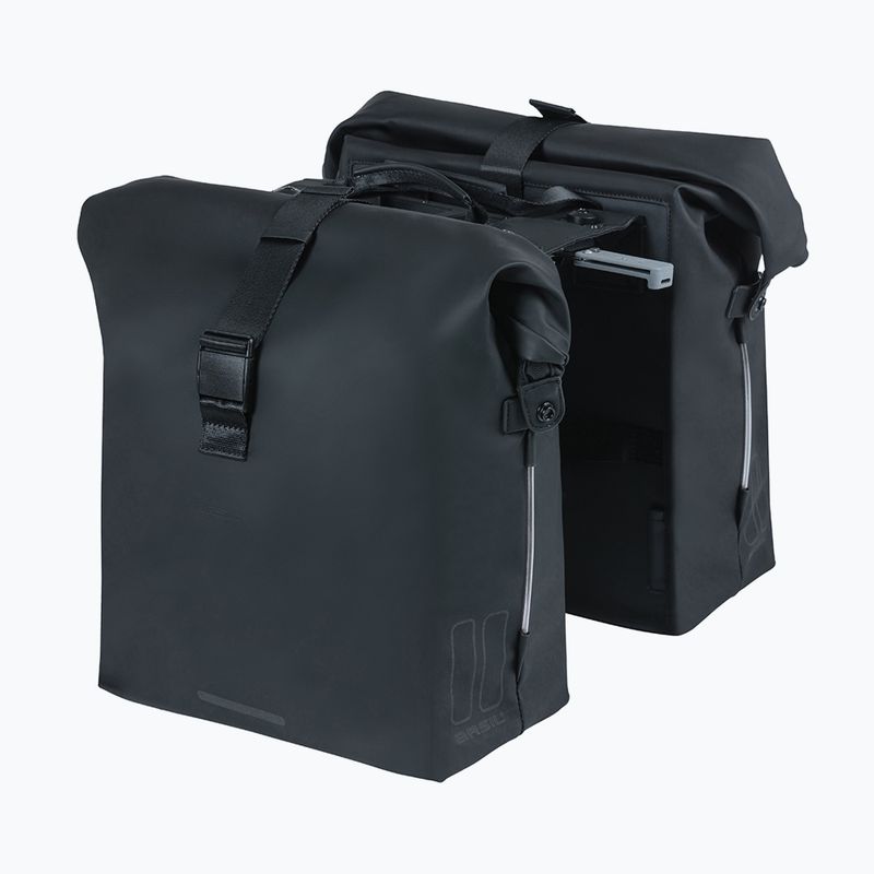 Basil Soho Nordlicht Double Bag Fahrradtasche MIK 41 l schwarz 2