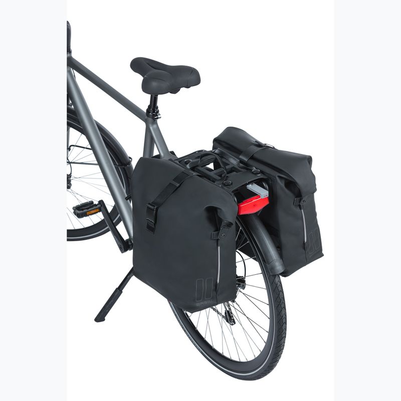 Basil Soho Nordlicht Double Bag Fahrradtasche MIK 41 l schwarz 7