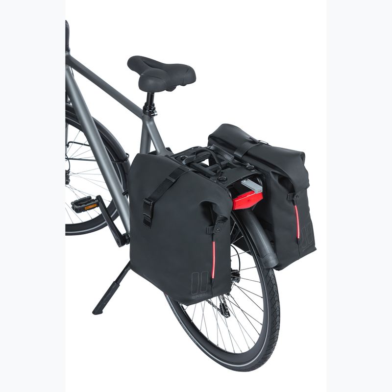 Basil Soho Nordlicht Double Bag Fahrradtasche MIK 41 l schwarz 8