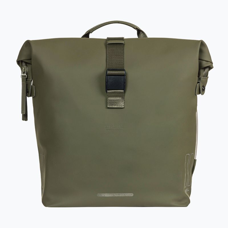 Basil Soho Nordlicht Double Bag MIK 41 l moosgrün Fahrradtasche