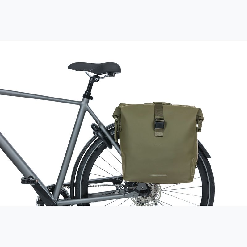Basil Soho Nordlicht Double Bag MIK 41 l moosgrün Fahrradtasche 6