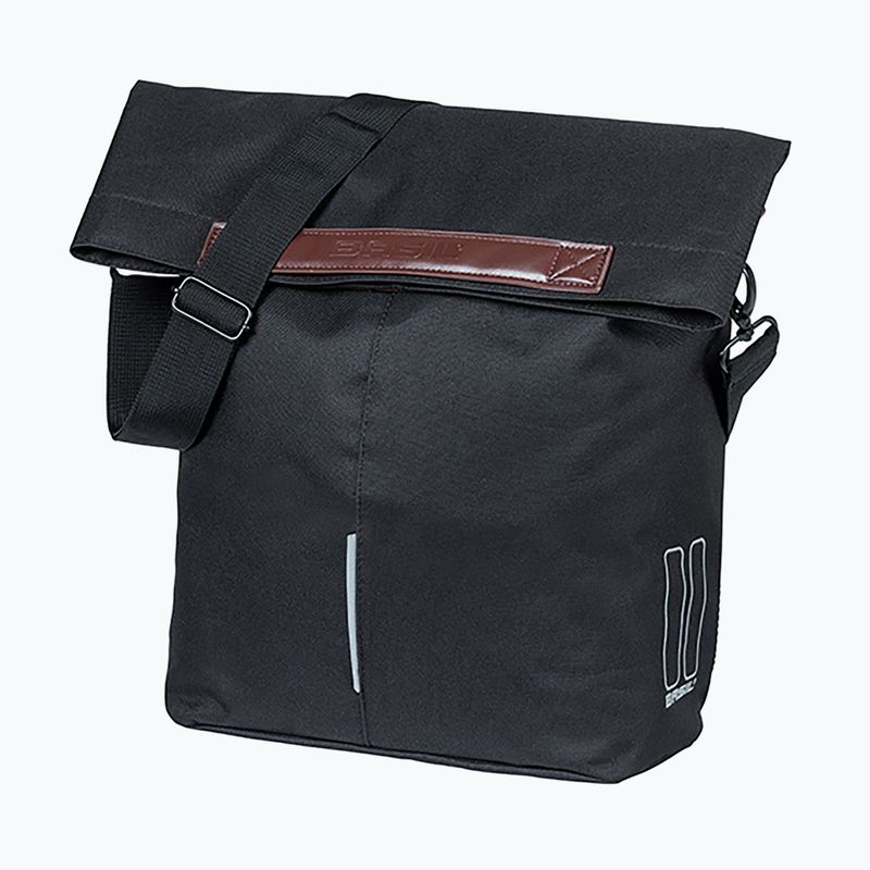 Gepäckträgertasche Basil City Shopper MIK Hooks 16 l black