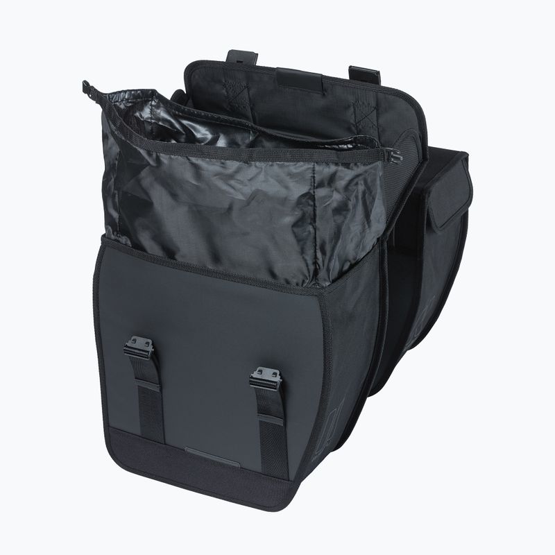 Basil Tour Wasserdichte Doppeltasche XL 35 l schwarz 4