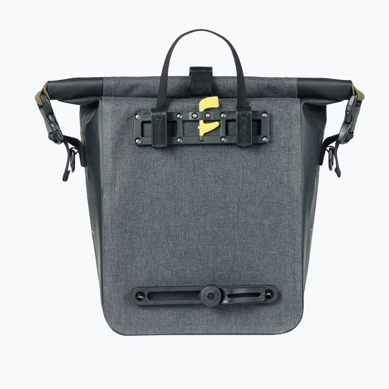 Basil Navigator Storm Hook On 12-15 l grau/schwarz Fahrradtasche 2