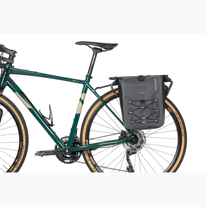 Basil Navigator Storm Hook On 12-15 l grau/schwarz Fahrradtasche 7