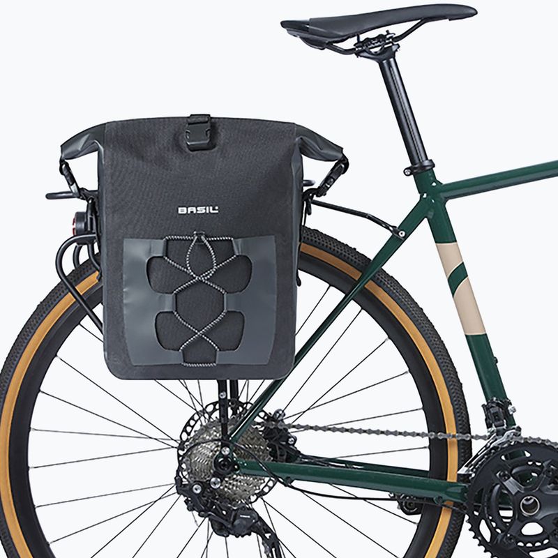 Fahrradtasche Basil Navigator Waterproof Single Bag MIK Hooks 15 l black 5