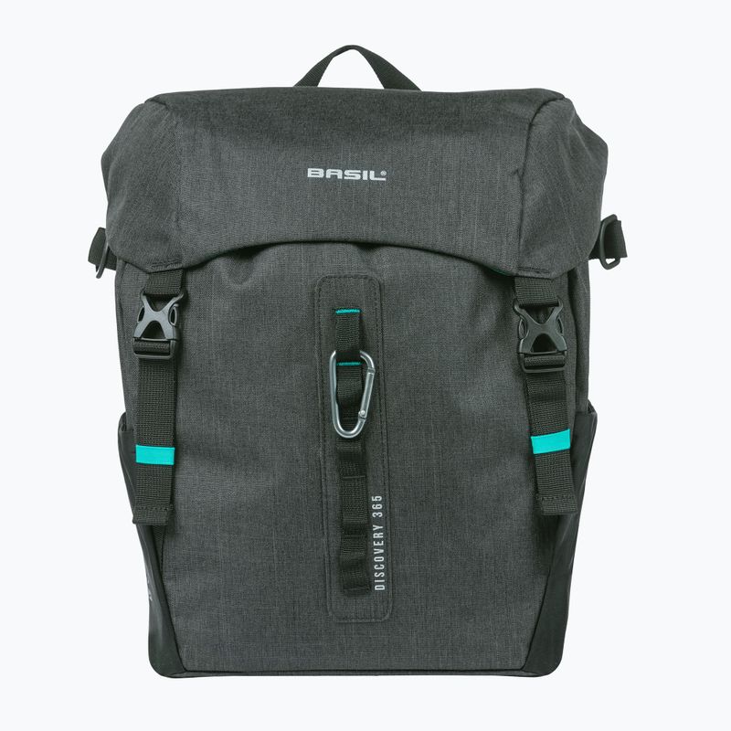 Basil Discovery 365D Single Bag 20 l schwarz melee Fahrradtasche