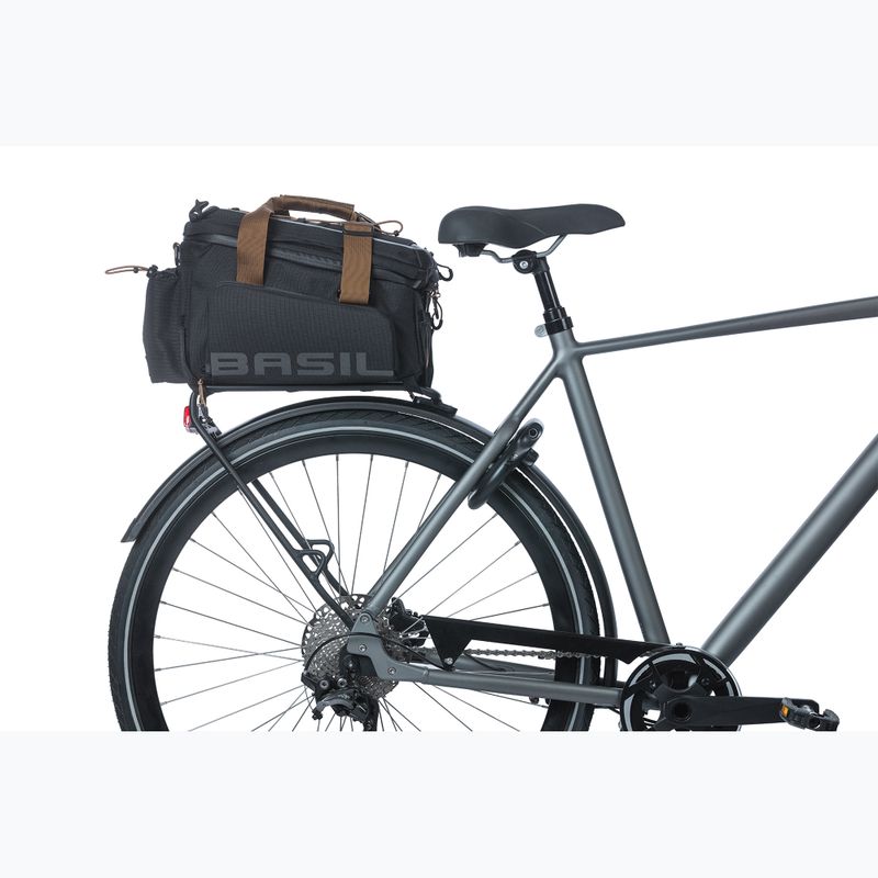 Basil Miles Trunkbag XL Pro 9-36 l schwarz Schiefer Fahrradträger Tasche 9