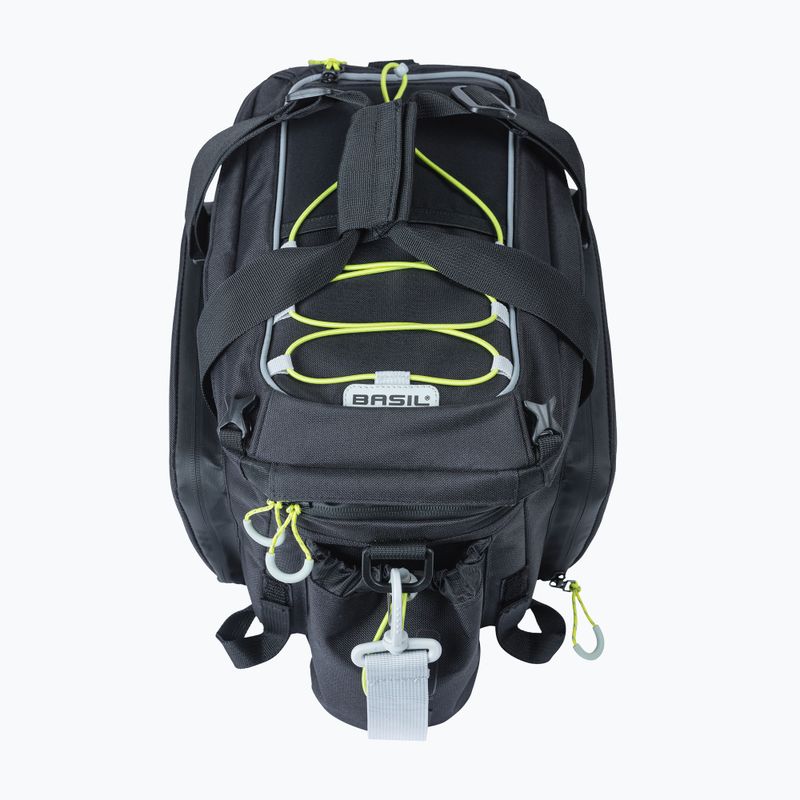 Basil Miles Trunk XL Pro 36 l schwarz/lime Fahrradträger Tasche 3