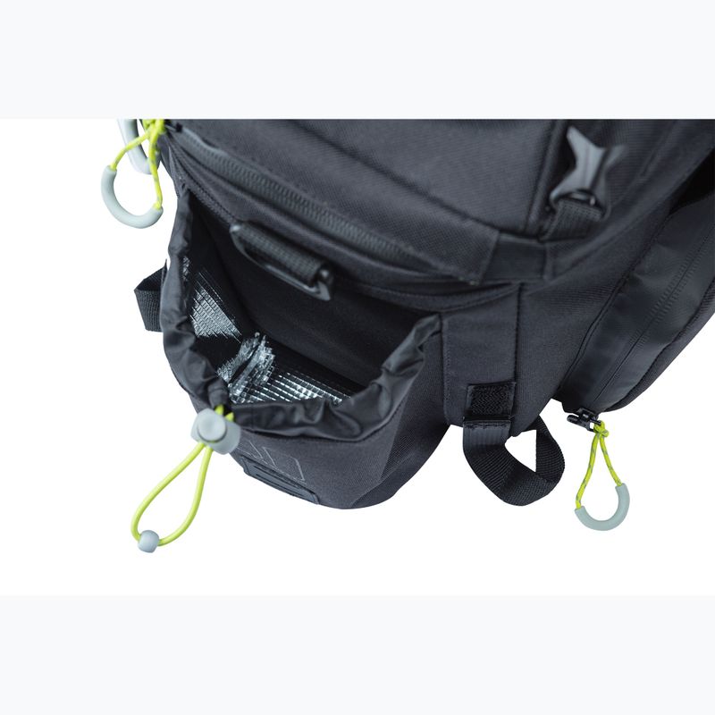 Basil Miles Trunk XL Pro 36 l schwarz/lime Fahrradträger Tasche 4