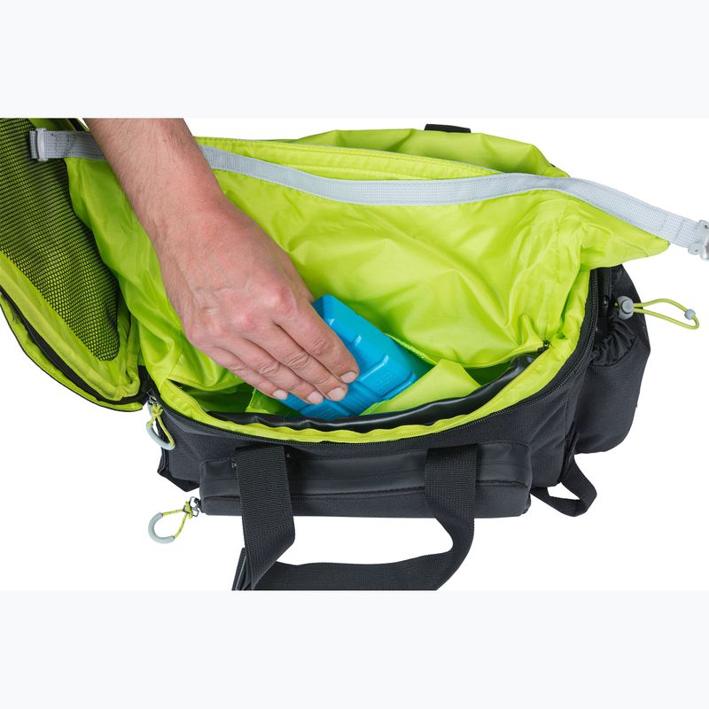Basil Miles Trunk XL Pro 36 l schwarz/lime Fahrradträger Tasche 8