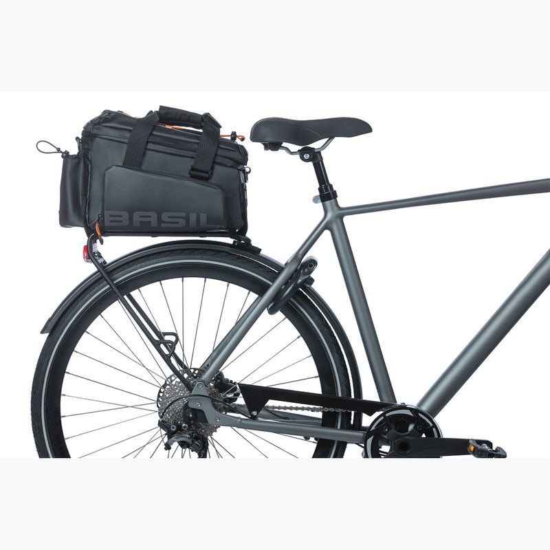 Basil Miles Tarpaulin XL Pro 9-36 l schwarz/orange Fahrradträger Tasche 9