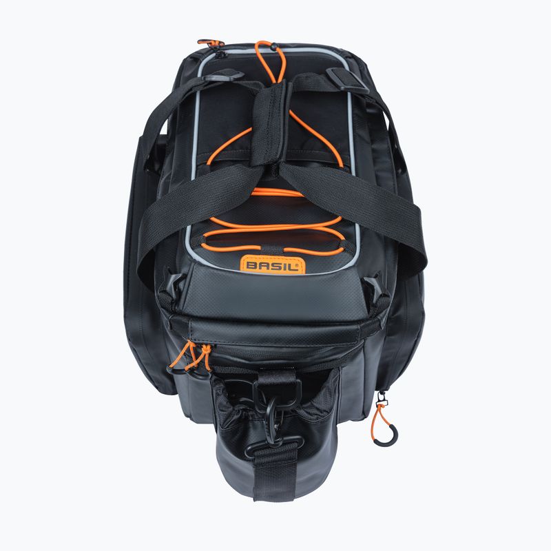 Basil Miles Tarpaulin XL Pro MIK 9-36 l schwarz/orange Fahrradträger Tasche 3