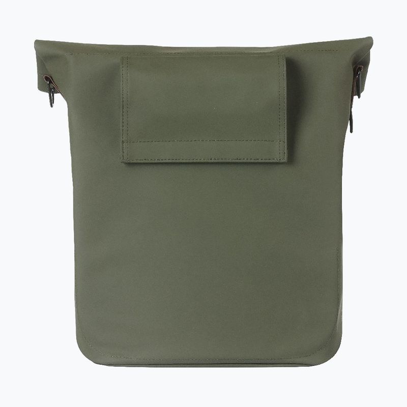 Fahrradträger Tasche Basil City Shopper Vegan Leder 16 l moosgrün 4