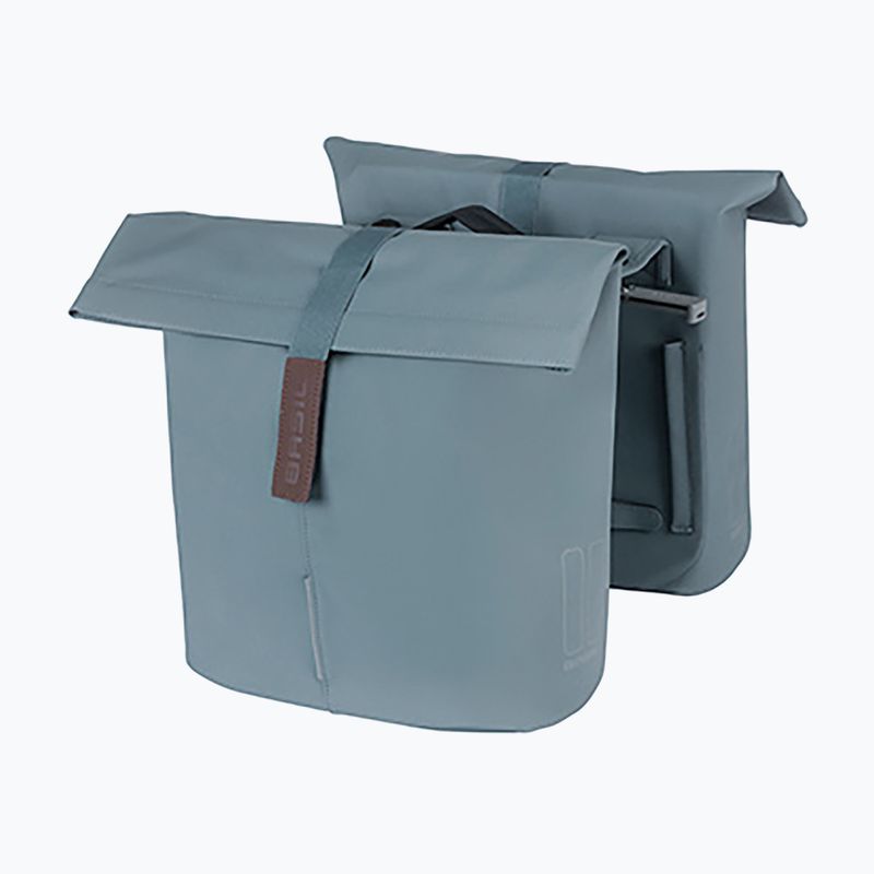 Basil City Double Bag MIK 32 l graphit/braun Fahrradtasche 2