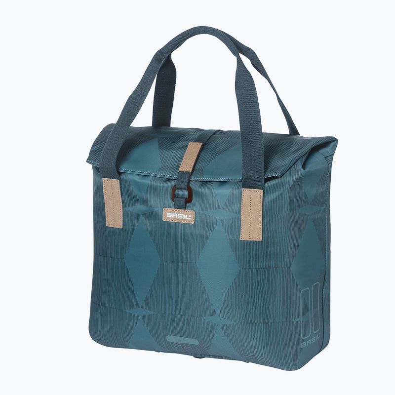 Basil Elegance Shopper 20-26 l Kombi blau Fahrradträger Tasche 3